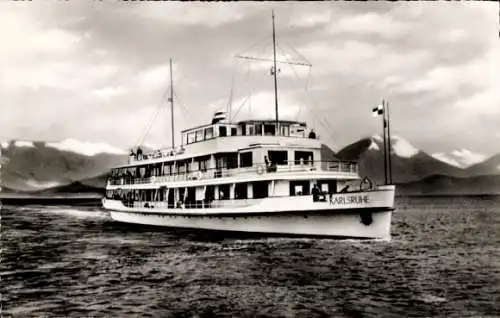 Ak Bodensee, Dieselmotorschiff Karlsruhe