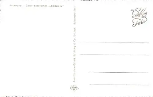 Ak Bodensee, Dieselmotorschiff Karlsruhe