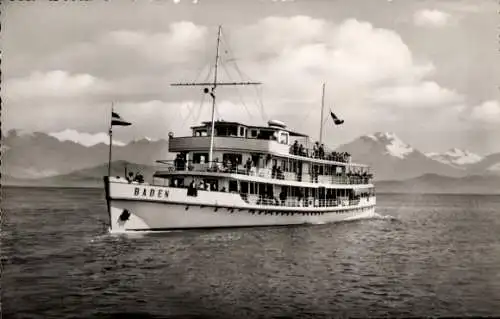 Ak Bodensee, Doppelschrauben-Dieselmotorschiff Baden