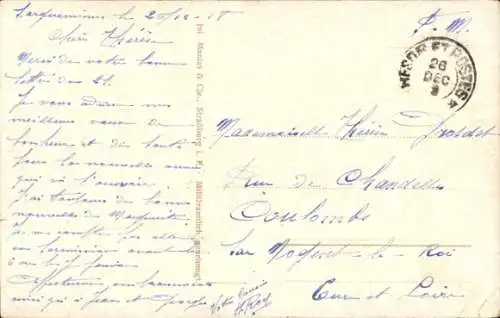 Ak Lothringerin in Tracht, Portrait