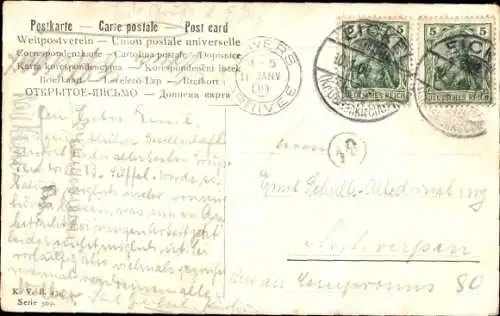 Künstler Ak Brandung, Segelboot, Ruderboot