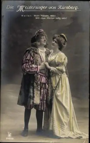 Ak Meistersinger von Nürnberg, Opernsänger
