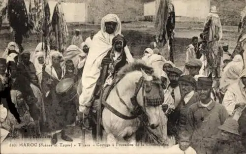 Ak Marokko, Maghreb, Araber, Fest
