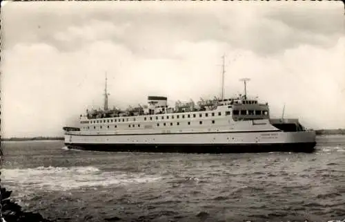 Ak Dresden Altfranken, Fähre evtl. die Bundesbahn-Fähre 'Theodor Heuss'