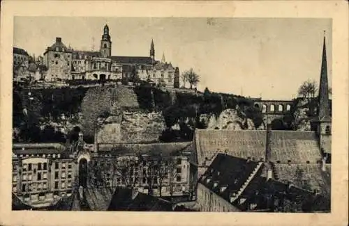 Ak Luxembourg Luxemburg, Fort Thüngen, Trois Gland, Drei Eicheln, Dräi Eechelen, Schloss und S...