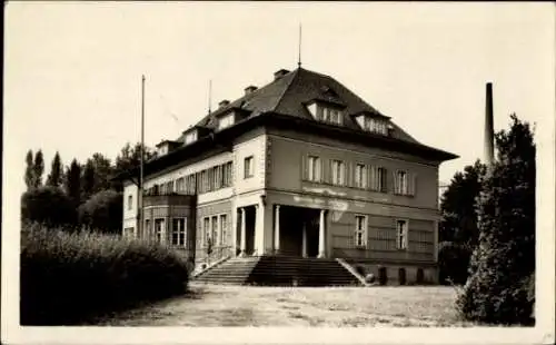 Ak Česká Kamenice Böhmisch Kamnitz Region Aussig, Historisches Gebäude, Architektur, Stufen, Fens
