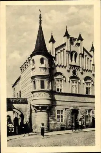 Ak Havlíčkův Brod Německý Brod Deutschbrod Region Hochland, Teilansicht, Gebäude