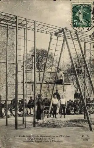 Ak Joinville le Pont Val de Marne, Ecole Normale Gymnastique et d'Escrime, Anneaux