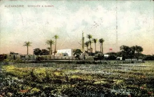 Ak Alexandria Ägypten, Mosque a Gabari