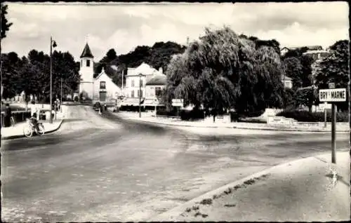 Ak Bry sur Marne Val de Marne, Place Daguerre