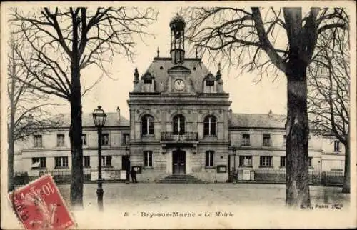 Ak Bry sur Marne Val de Marne, La Mairie
