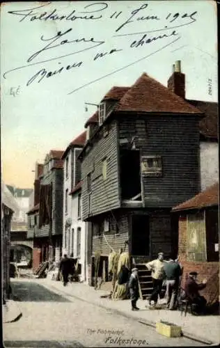 Ak Folkestone Kent South East England, The Fish Market
