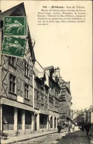 Ak Orléans Loiret, Haus l'Annonciade, Dominikanerinnenkloster,  Schilder, 1429