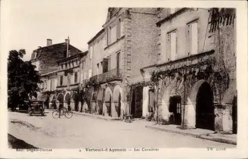 Ak Verteuil-d'Agenais Lot et Garonne, les Cornieres