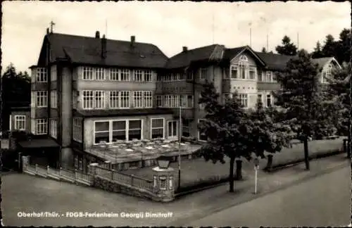Ak Oberhof im Thüringer Wald, FDGB Ferienheim Georgij Dimitroff
