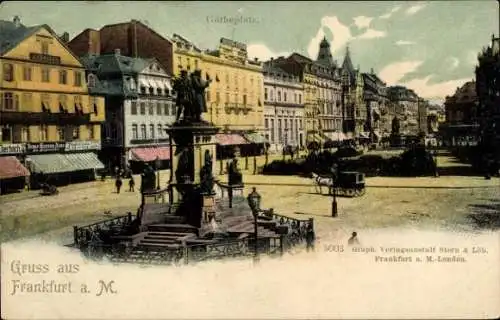 Ak Frankfurt am Main, Götheplatz, Stadtansicht,  Gebäude, Sehenswürdigkeiten