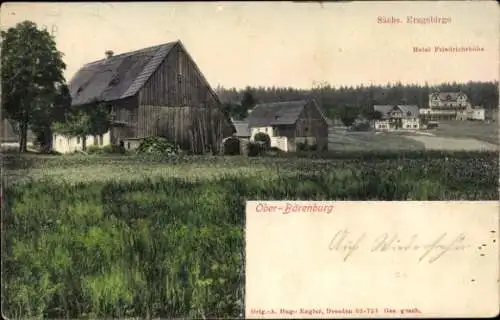 Ak Bärenburg Altenberg im Erzgebirge, Hotel Friedrichshöhe