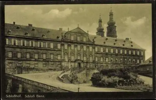 Ak Bad Staffelstein am Main Oberfranken, Schloss Banz
