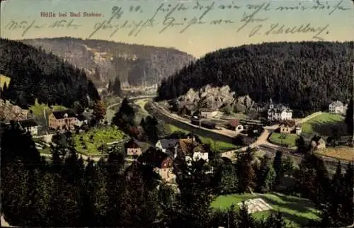 Ak Hölle Naila in Oberfranken, Gesamtansicht