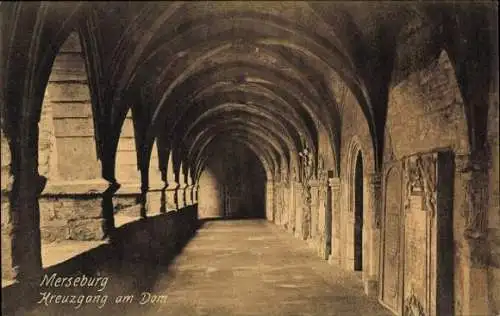 Ak Merseburg an der Saale, Dom, Kreuzgang