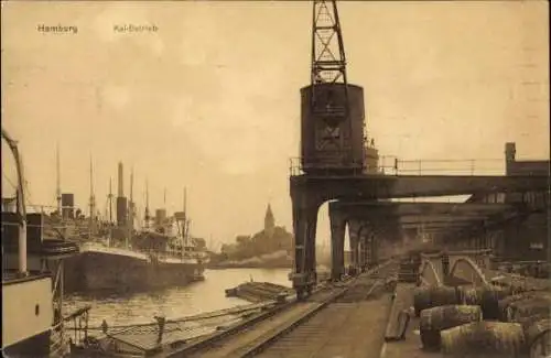 Ak Hamburg, Kaibetrieb