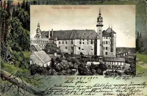 Ak Torgau an der Elbe, Schloss Hartenfels,  Architektur,  aus 1903