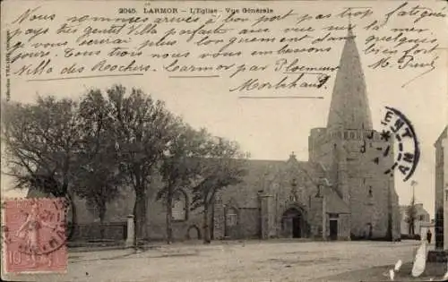 Ak Larmor Morbihan, Kirche