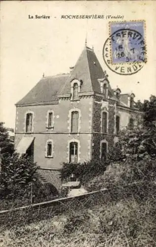 Ak Rocheservière Vendée, La Surière, Gebäudefront, Vendée, historisch