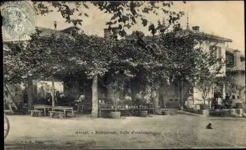 CPA Arciat Marne, Restaurant, Salle d'ombrage