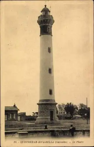 Ak Ouistreham Riva Bella Calvados, Phare
