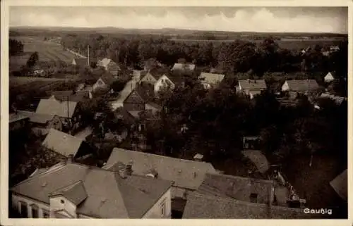 Ak Gaußig in der Oberlausitz, Panorama