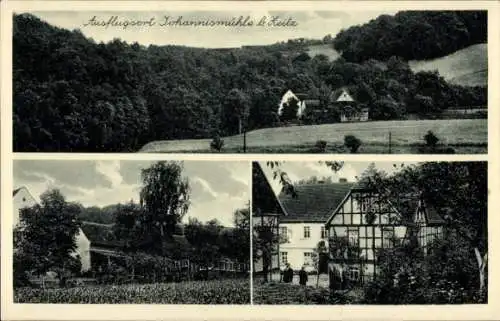 Ak Kayna Zeitz in Sachsen Anhalt, Johannismühle, Außenansicht