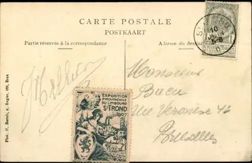 CPA Saint Trond Saint-Trond Flandre Limbourg, Boulevard de la Caserne