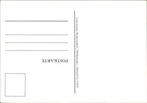 Studentika Ak Karlsruhe, Corps Saxonia, Corpshaus, Werderstraße 81