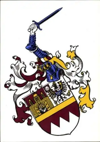 Studentika Ak Saarbrücken, Corps Frankonia Prag, Wappen