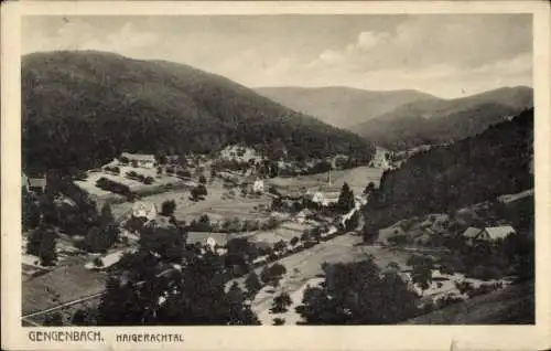 Ak Gengenbach im Schwarzwald, Panorama von  Haigerachtal, Berge, Täler, Natur