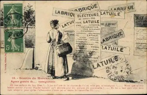 Ak Morvan Nièvre, Sourire du Morvan, Agence gratuite de renseignements