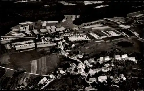 Ak Martinsmoos Neubulach im Schwarzwald, Fliegeraufnahme