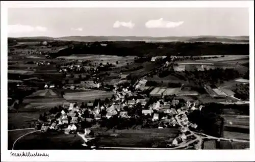 Ak Marktlustenau Kreßberg in Württemberg, Fliegeraufnahme