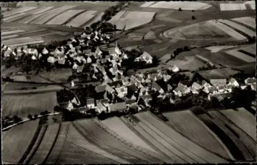 Ak Michelbach an der Lücke Wallhausen in Württemberg, Fliegeraufnahme