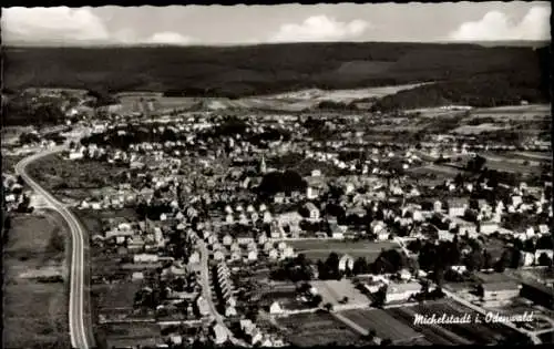 Ak Michelstadt im Odenwald, Fliegeraufnahme