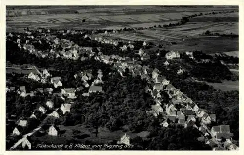 Ak Plattenhardt Filderstadt in Baden Württemberg, Luftaufnahme von  ländliche Umgebung, Häuser, F
