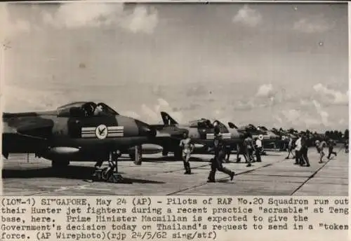 Foto Britische Militärflugzeuge, Royal Air Force, Hawker, Siddeley, Hunter