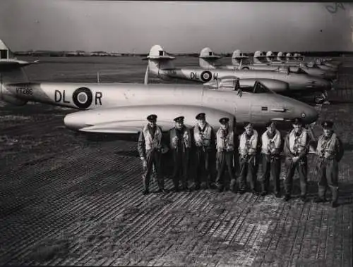Foto Britisches Militärflugzeug Gloster Meteor