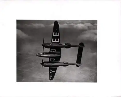 Foto Amerikanisches Militärflugzeug Lockheed P-38