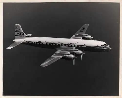 Foto Passagierflugzeug, Douglas Aircraft DC7, Pan American World Airways