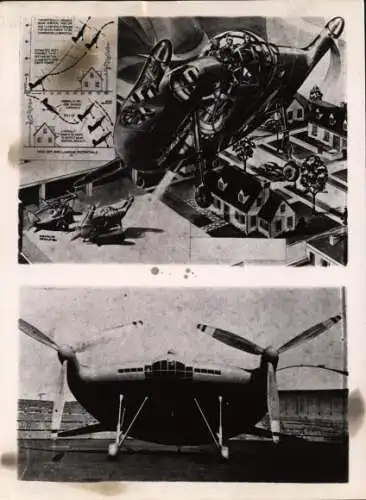 Foto Amerikanisches Militärflugzeug, Chance Vought V-173, Experimentelles Flugzeug