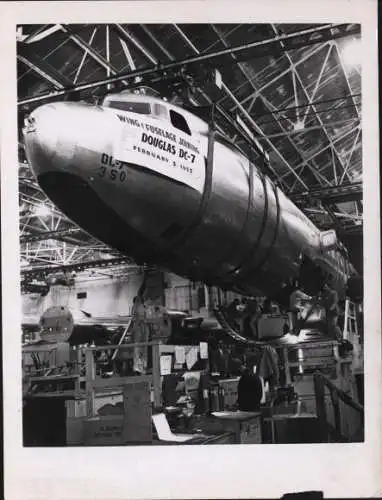 Foto Transport- und Passagierflugzeug, Douglas Aircraft DC7