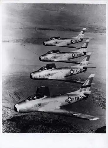 Foto Amerikanische Militärflugzeuge, North American F-86