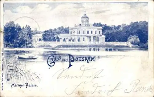 Künstler Ak Potsdam, Marmor Palais